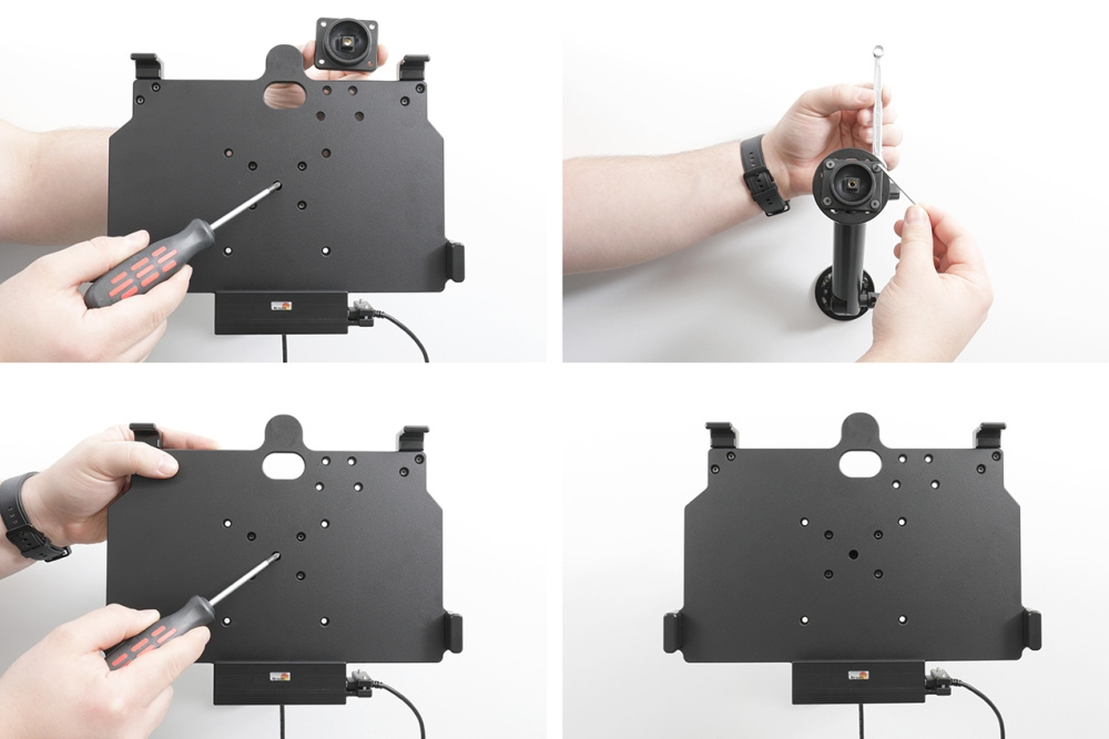 Brodit Aktiivinen pidike pysyvään asennukseen, Samsung Galaxy Tab Active 5 Pro SM-X356B 