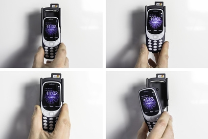 Brodit Aktiivinen pidike USB-kaapelilla ja tupakansytyttimen adapterilla, Nokia 3310 (2017) 