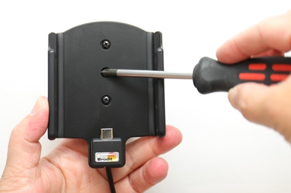 Brodit Aktiv-teline USB-kaapelilla ja tupakansytyttimen adapterilla, Huawei P20 