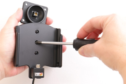 Brodit Aktiv-teline USB-kaapelilla ja tupakansytyttimen adapterilla, Samsung Galaxy A7 2018 (SM-A750) 