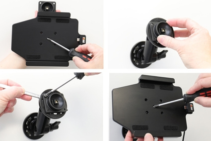 Brodit Aktiivinen pidike USB-kaapelilla ja tupakansytyttimen adapterilla, Huawei MediaPad M5 8.4 