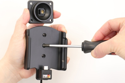 Brodit aktiivinen pidike USB-kaapelilla ja tupakansytyttimen adapterilla, Samsung Galaxy S10 