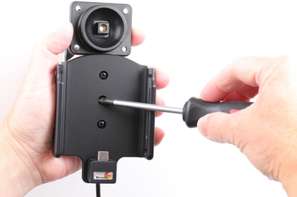 Brodit Aktiivinen pidike USB-kaapelilla ja tupakansytyttimen adapterilla, Samsung Galaxy A40 (SM-A405) 