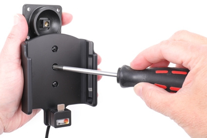 Brodit aktiivinen pidike USB-kaapelilla ja tupakansytyttimen adapterilla, Samsung Galaxy A70 (SM-A705) 