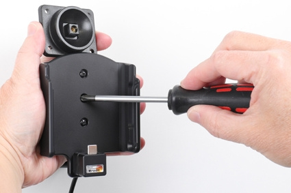 Brodit Aktiv-teline USB-kaapelilla ja tupakansytyttimen adapterilla, Samsung Galaxy Note 10 SM-N970 