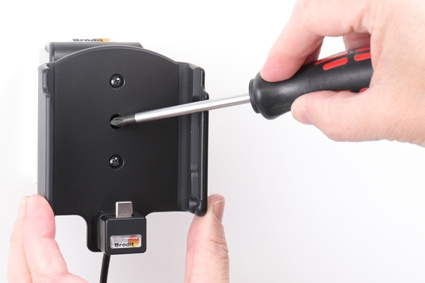 Brodit Aktiv-teline USB-kaapelilla ja tupakansytyttimen adapterilla, Samsung Galaxy Note 10 SM-N970 