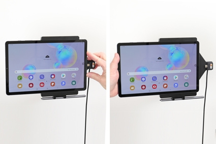 Brodit aktiivinen pidike USB-kaapelilla ja tupakansytyttimen adapterilla, Samsung Galaxy Tab S6 10.5 SM-T860/SM-T865 