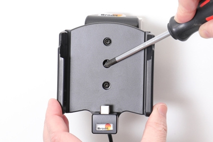 Brodit Aktiv pidike USB-kaapelilla ja tupakansytyttimen adapterilla, Samsung Galaxy Xcover Pro SM-G715 