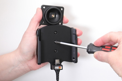 Brodit Aktiivinen pidike USB-kaapelilla ja tupakansytyttimen adapterilla, Samsung Galaxy Xcover Pro SM-G715 