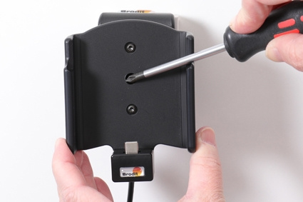 Brodit Aktiivinen pidike USB-kaapelilla ja tupakansytytinadapterilla, Samsung Galaxy A51 SM-A515F/DSN 