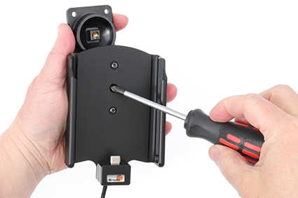 Brodit Aktiivinen pidike USB-kaapelilla ja tupakansytyttimen adapterilla, Samsung Galaxy A52 SM-A52F/DS/A52S 5G SM-A528B. SM-A528B/DS