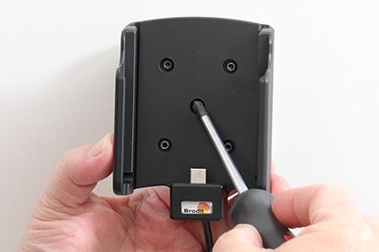 Brodit Aktiivinen pidike USB-kaapelilla ja tupakansytyttimen adapterilla, Samsung Galaxy Z Fold3 5G 