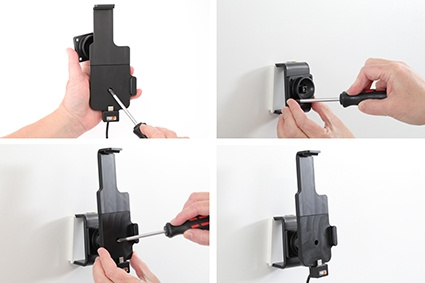 Brodit Aktiivinen pidike USB-kaapelilla ja tupakansytyttimen adapterilla, Samsung Galaxy Z Fold3 5G 