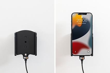 Brodit aktiivinen pidike USB-kaapelilla ja tupakansytyttimen adapterilla, Apple iPhone 13 Pro Max/14 Plus/14 Pro Max