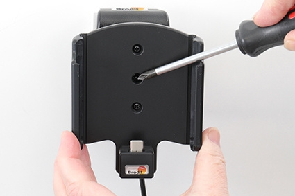 Brodit Aktiivinen pidike USB-kaapelilla ja tupakansytyttimen adapterilla, Samsung Galaxy S22+ 5G (SM-S906B/SM-S906B/DS) 