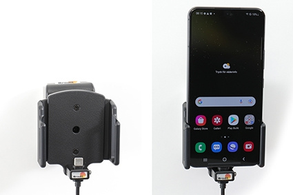 Brodit aktiivinen pidike USB-kaapelilla ja tupakansytyttimen adapterilla, Samsung Galaxy S22 5G SM-S901B/SM-S901B/DS 