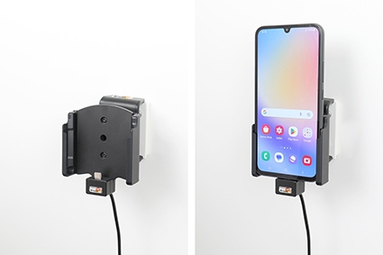 Brodit Aktiivinen pidike USB-kaapelilla ja tupakansytyttimen sovittimella, Samsung Galaxy A34 5G 