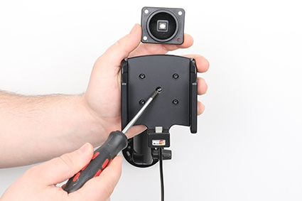 Brodit Aktiv-teline USB-kaapelilla ja tupakansytyttimen adapterilla, Samsung Galaxy Xcover 7 