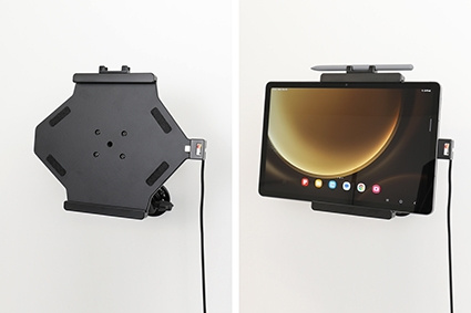 Brodit Aktiivinen pidike USB-kaapelilla ja tupakansytyttimen adapterilla, Samsung Galaxy Tab S9 FE SM-X51x 