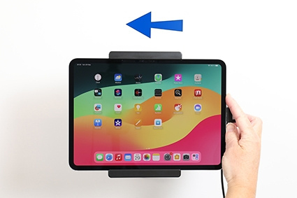 Brodit Aktiivinen pidike USB-kaapelilla ja tupakansytyttimen adapterilla, Apple iPad Pro 11 2024 (A2836, A2837, A3006) 