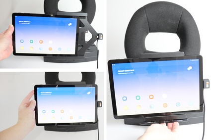 Brodit Aktiv-teline pysäköityyn asennukseen, Samsung Galaxy Tab S4 10.5 SM-T830/SM-T835 