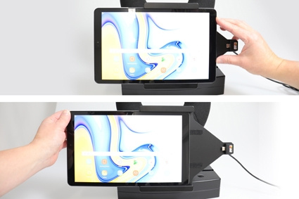 Brodit Aktiv-teline pysäköityyn asennukseen, Samsung Galaxy Tab A 10.5 SM-T590/SM-T595 