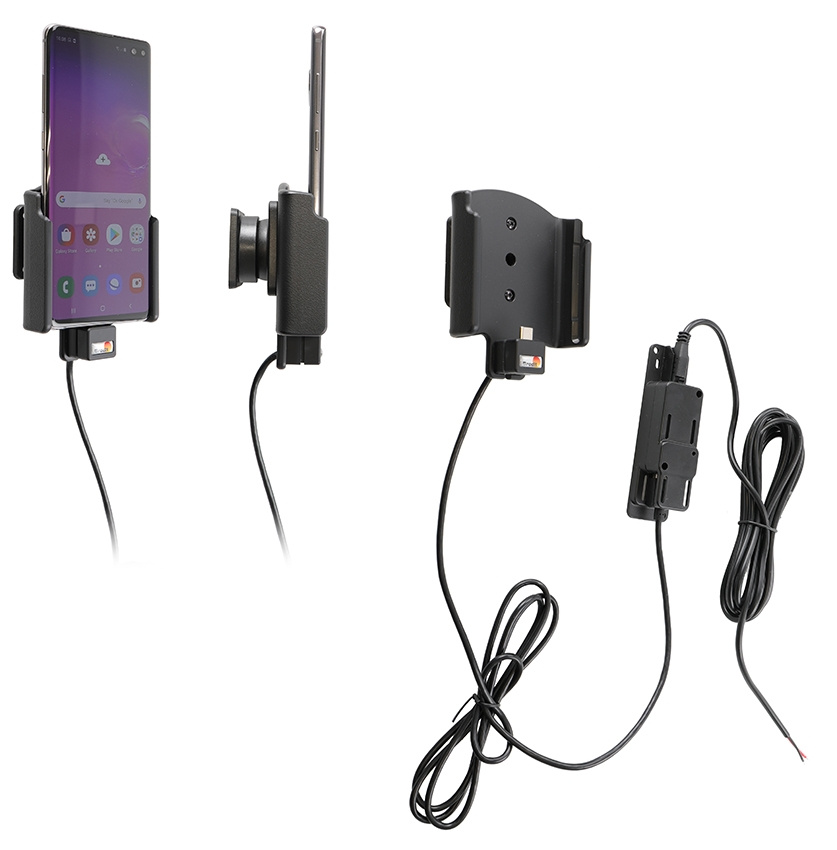 Brodit Aktiv-teline pysäköityyn asennukseen, Samsung Galaxy S10+ 