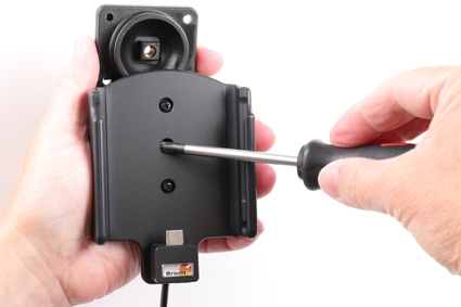 Brodit Aktiv-teline pysäköityyn asennukseen, Samsung Galaxy A20e (SM-A202) 