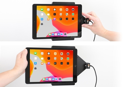 Brodit Aktiivinen pidike pysyvään asennukseen, Apple iPad 10.2 7th Gen (A2197, A2198, A2200)/8th Gen (A2428, A2429, A2430, A2270)/9th Gen (A2602, A2603, A2604, A2605)