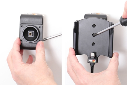 Brodit Aktiv-teline pysäköityyn asennukseen, Samsung Galaxy Xcover Pro SM-G715 