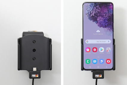 Brodit Aktiv-teline pysyvään asennukseen, Samsung Galaxy S20 4G, 5G (SM-G981B/SM-G981F) 