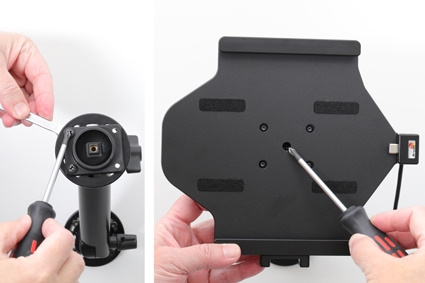 Brodit Aktiv-teline pysäköityyn asennukseen, Samsung Galaxy Tab S6 Lite SM-P610/SM-P615 