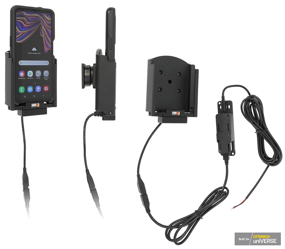 Brodit Aktiv-teline pysäköityyn asennukseen, Samsung Galaxy Xcover Pro SM-G715 