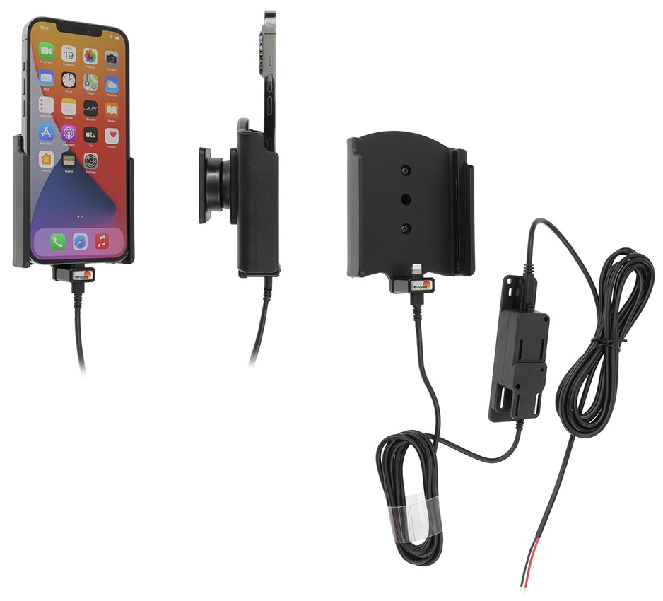 Brodit Aktiv-teline pysäköityyn asennukseen, Apple iPhone 12 Pro Max 