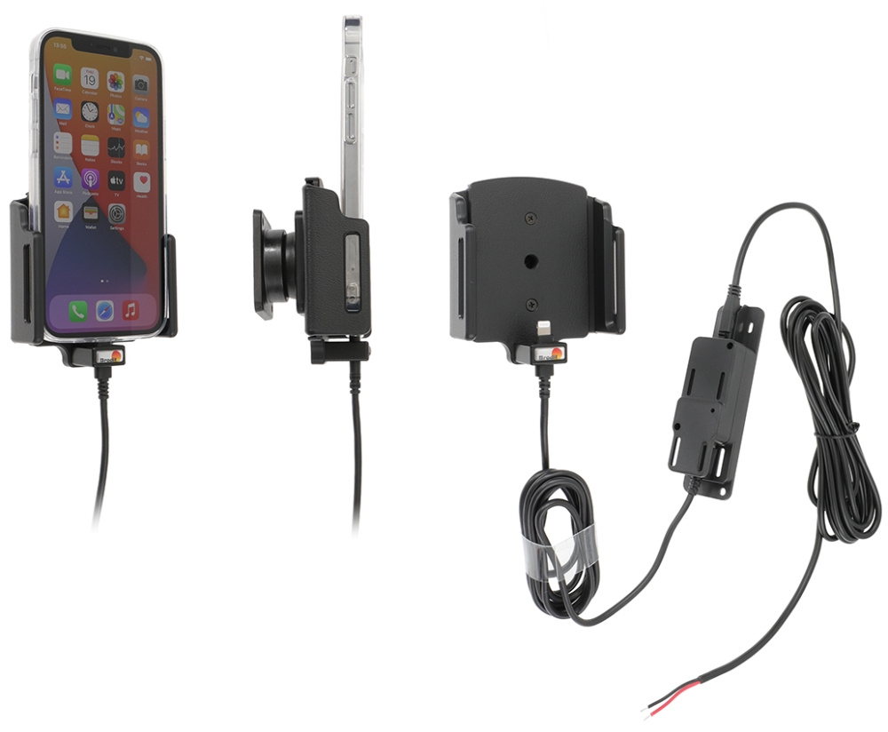 Brodit Aktiv-teline pysyvään kiinnitykseen, Apple iPhone 12/12 Pro/13/13 Pro/14 Pro