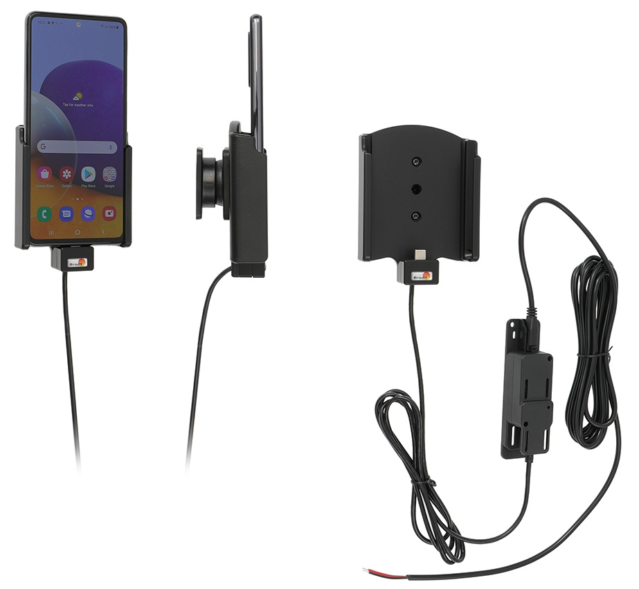 Brodit Aktiivinen pidike kiinteään asennukseen, Samsung Galaxy A72 SM-A725F/DS 