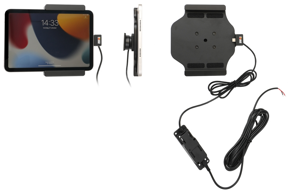 Brodit Aktiv-teline pysäköityyn asennukseen, Apple iPad Mini 6th Gen (A2567, A2568, A2569)/7th Gen 2024 (A2995, A2996)