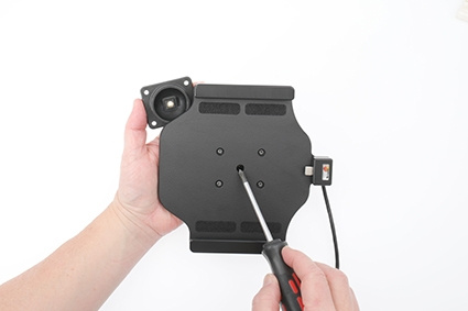 Brodit Aktiv-teline pysäköityyn asennukseen, Apple iPad Mini 6th Gen (A2567, A2568, A2569)/7th Gen 2024 (A2995, A2996)