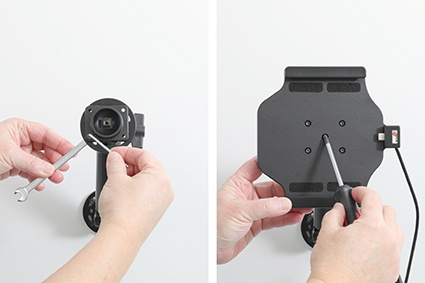 Brodit Aktiv-teline pysäköityyn asennukseen, Apple iPad Mini 6th Gen (A2567, A2568, A2569)/7th Gen 2024 (A2995, A2996)