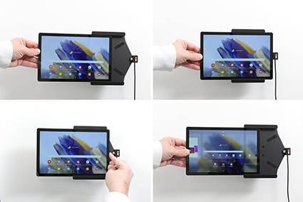 Brodit Aktiv pidike pysyvään asennukseen, Samsung Galaxy Tab A8 SM-X200/205 