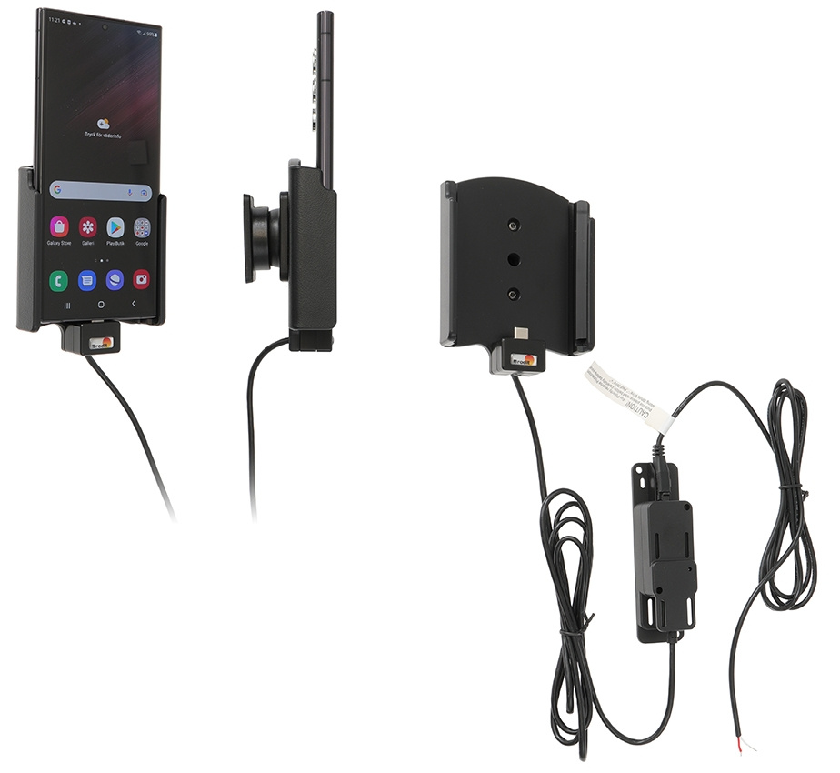 Brodit Aktiv-teline pysäköityyn asennukseen, Samsung Galaxy S22 Ultra 5G (SM-S908B/SM-S908B/DS) 