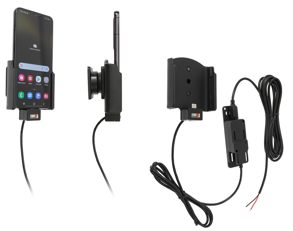 Brodit Aktiv-teline pysyvään asennukseen, Samsung Galaxy S22 5G SM-S901B/SM-S901B/DS 