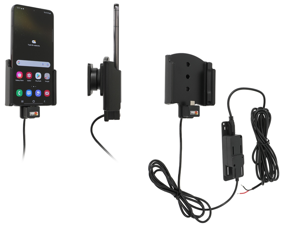 Brodit Aktiv-teline pysäköityyn asennukseen, Samsung Galaxy S22+ 5G (SM-S906B/SM-S906B/DS) 