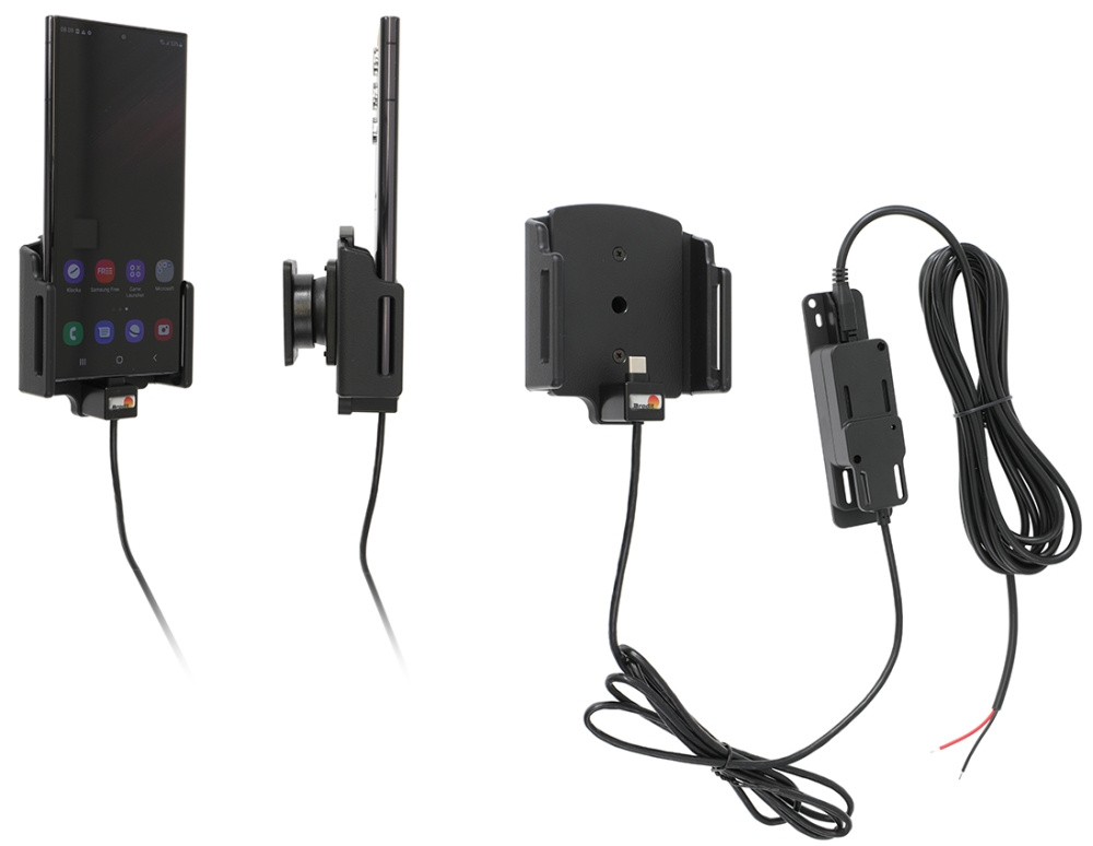 Brodit Aktiv-teline pysäköityyn asennukseen, Samsung Galaxy S22 Ultra 5G (SM-S908B/SM-S908B/DS) 