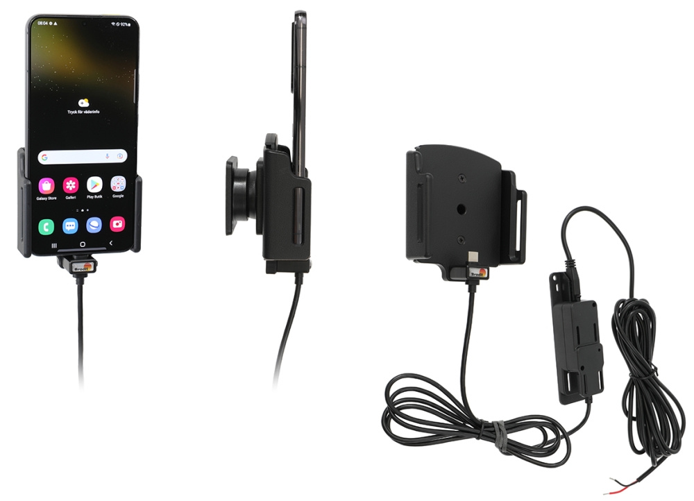 Brodit Aktiv-teline pysyvään asennukseen, Samsung Galaxy S22+ 5G (SM-S906B/SM-S906B/DS) 