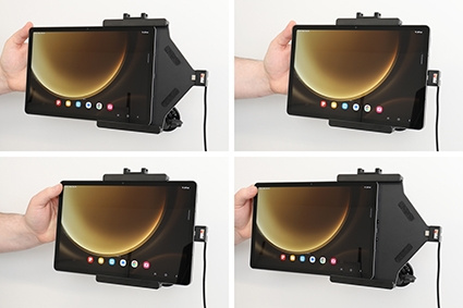 Brodit Aktiivinen pidike kiinteään asennukseen, Samsung Galaxy Tab S9 FE SM-X51x 