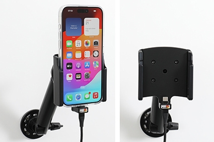 Brodit mobiilikuori aktiivipidikkeellä kiinteää asennusta varten, Apple iPhone 15 Pro Max 