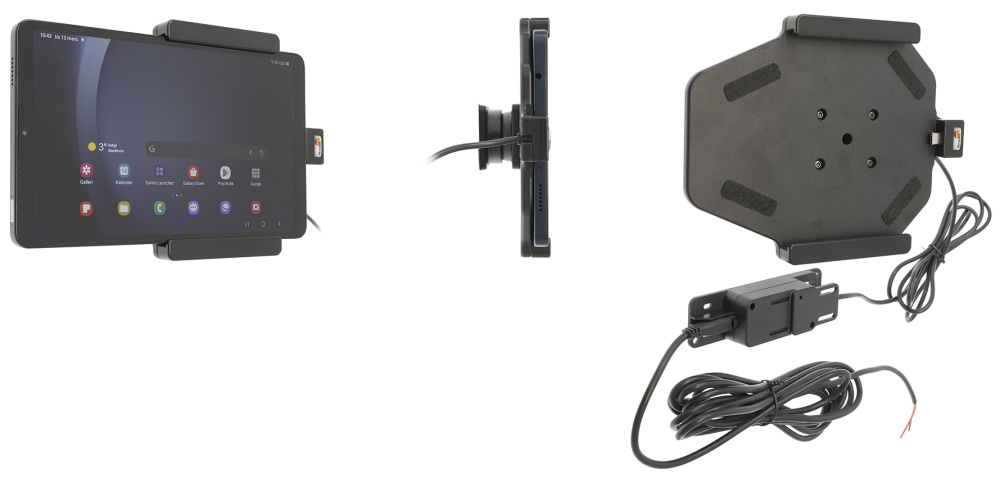 Brodit aktiivinen pidike pysyvään asennukseen, Samsung Galaxy Tab A9 SM-X110/SM-X115 