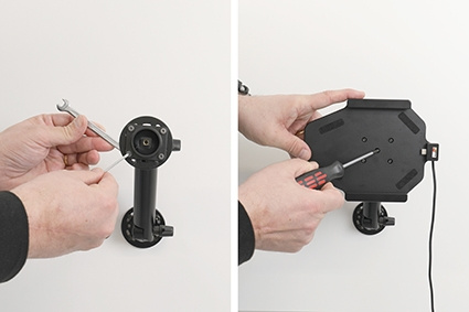 Brodit aktiivinen pidike pysyvään asennukseen, Samsung Galaxy Tab A9 SM-X110/SM-X115 