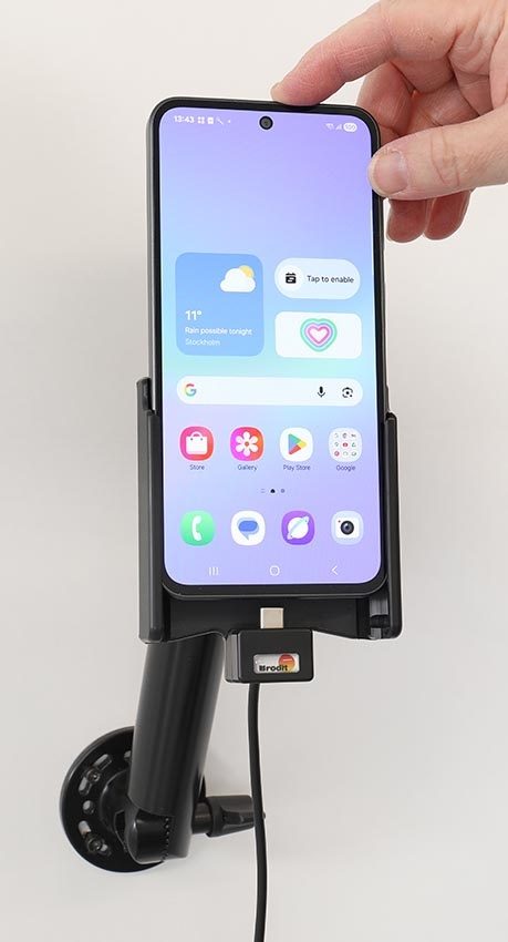 Brodit Aktiivinen pidike kiinteään asennukseen, Samsung Galaxy A36